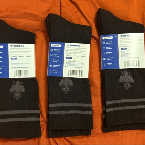 Bombas Crew Socks - Picture 2 of 2